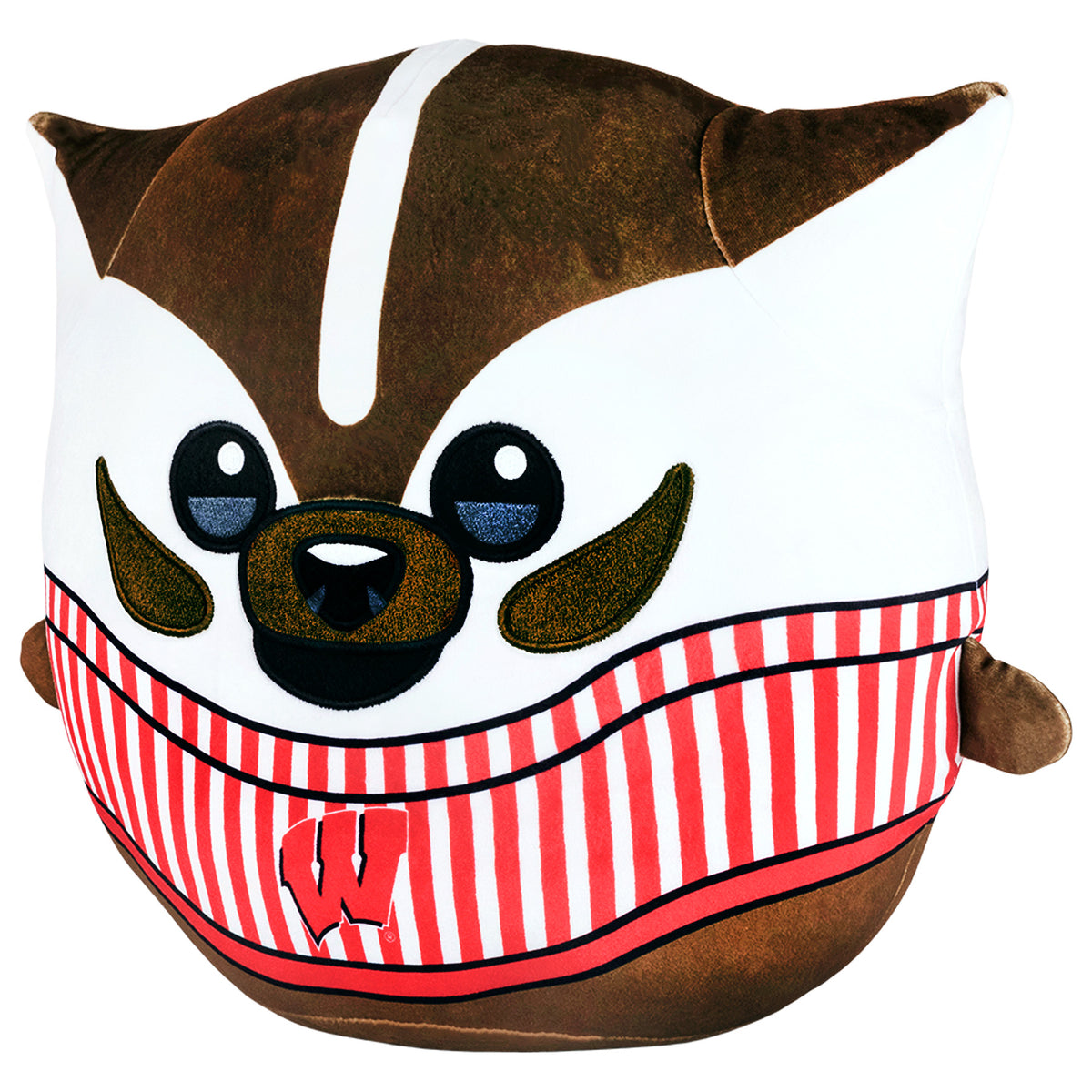 Wisconsin Badgers Bucky Badger 12&quot; Mascot Kiri Cloud Pillow Plushie