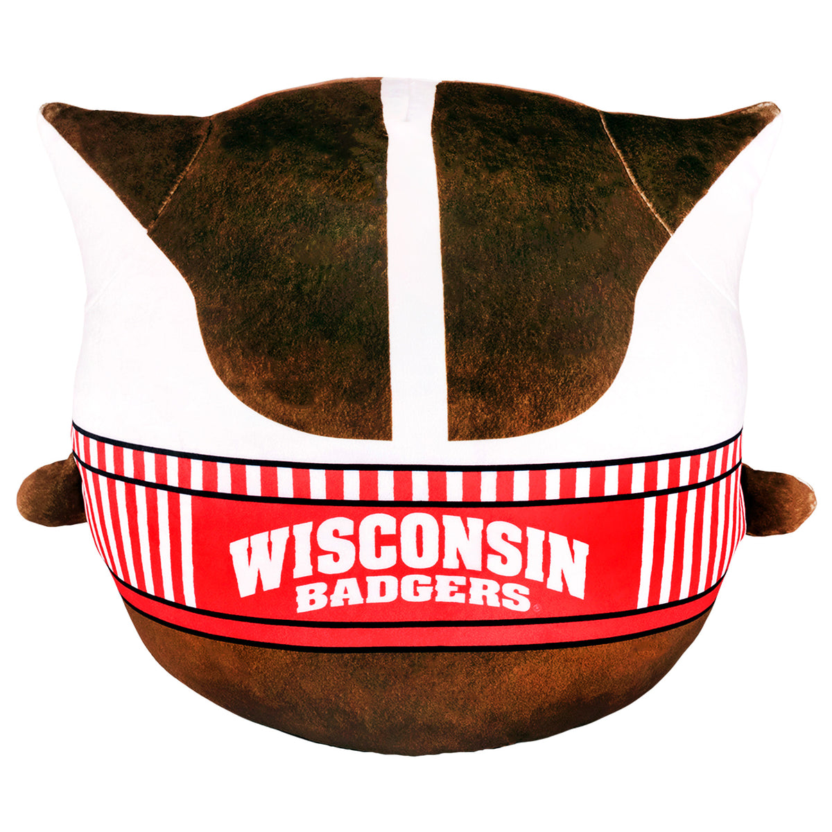 Wisconsin Badgers Bucky Badger 12&quot; Mascot Kiri Cloud Pillow Plushie