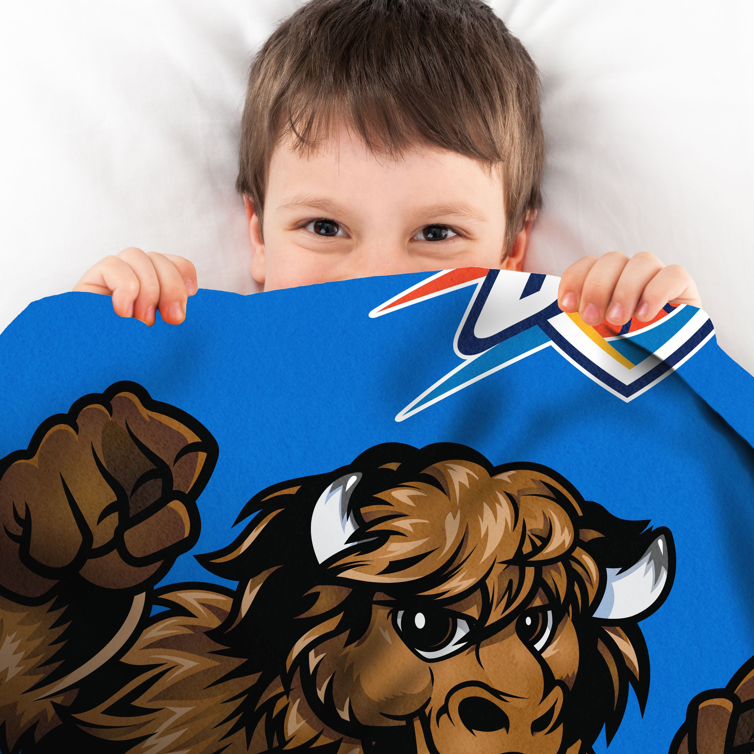 Oklahoma City Thunder Rumble The Bison Mascot 60” x 80” Plush