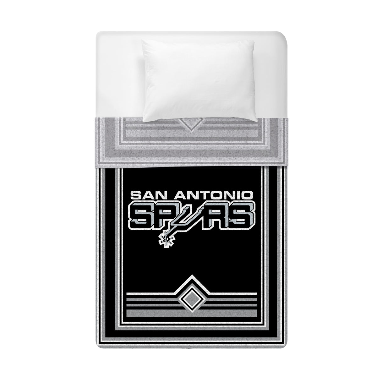 San Antonio Spurs Hardwood Classics 60” x 80” Raschel Plush Blanket